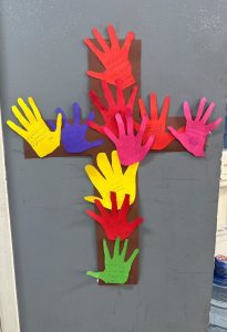 Triumphant Mercy Lebanon, summer camp, cross, hands, crafts