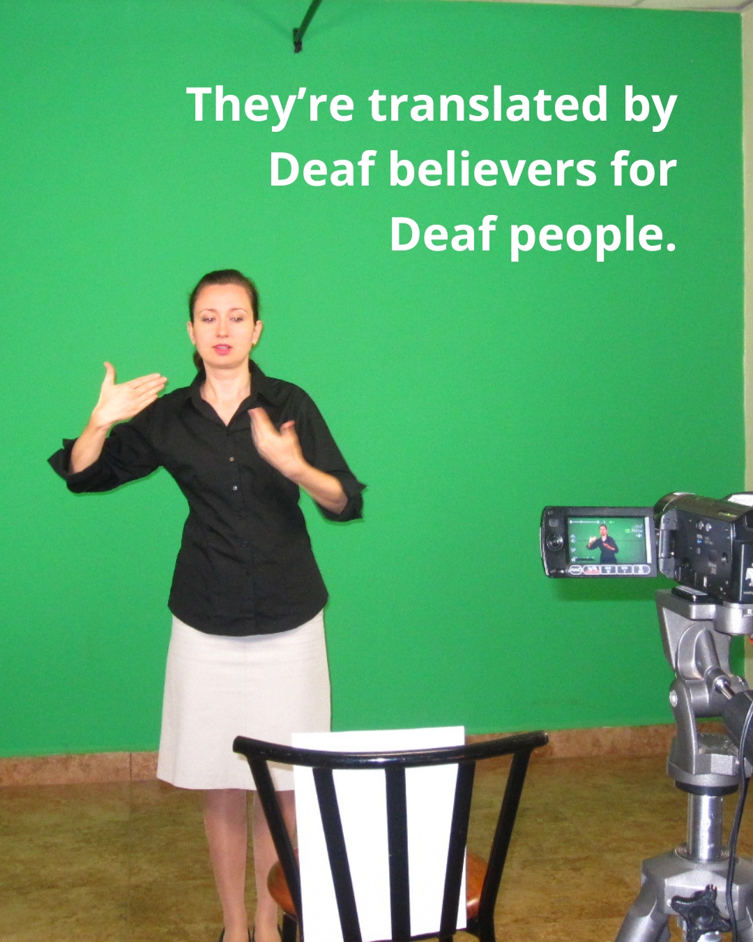 Sign language ministries touch lives