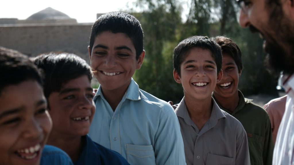 children, boys, Iran, smiles